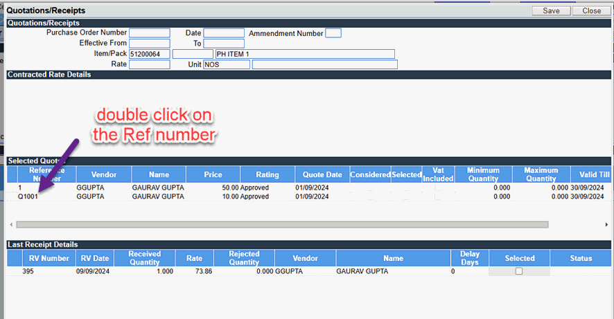 System Generated Purchase Order Format Materials Management - Purchase Order Generation